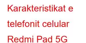 Karakteristikat e telefonit celular Redmi Pad 5G