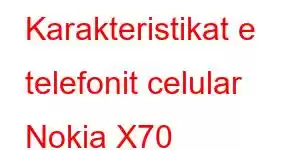 Karakteristikat e telefonit celular Nokia X70