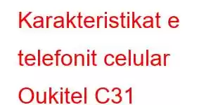 Karakteristikat e telefonit celular Oukitel C31