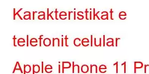 Karakteristikat e telefonit celular Apple iPhone 11 Pro