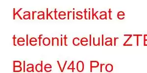 Karakteristikat e telefonit celular ZTE Blade V40 Pro