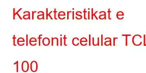 Karakteristikat e telefonit celular TCL 100