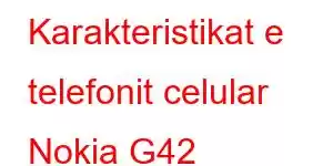 Karakteristikat e telefonit celular Nokia G42