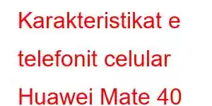 Karakteristikat e telefonit celular Huawei Mate 40