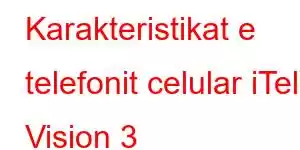 Karakteristikat e telefonit celular iTel Vision 3