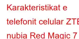 Karakteristikat e telefonit celular ZTE nubia Red Magic 7