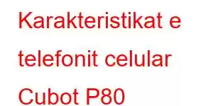 Karakteristikat e telefonit celular Cubot P80