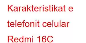 Karakteristikat e telefonit celular Redmi 16C