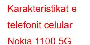 Karakteristikat e telefonit celular Nokia 1100 5G