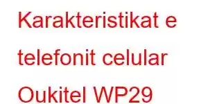 Karakteristikat e telefonit celular Oukitel WP29