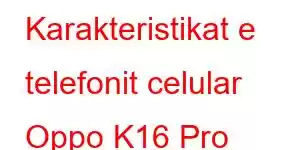 Karakteristikat e telefonit celular Oppo K16 Pro