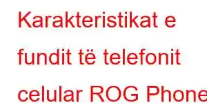 Karakteristikat e fundit të telefonit celular ROG Phone 6