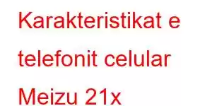 Karakteristikat e telefonit celular Meizu 21x