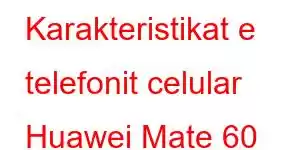 Karakteristikat e telefonit celular Huawei Mate 60