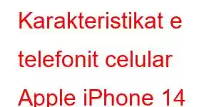 Karakteristikat e telefonit celular Apple iPhone 14