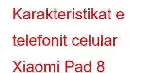 Karakteristikat e telefonit celular Xiaomi Pad 8