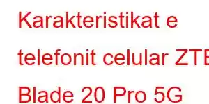 Karakteristikat e telefonit celular ZTE Blade 20 Pro 5G