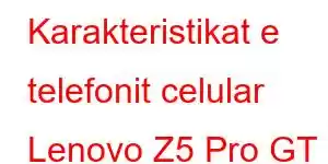 Karakteristikat e telefonit celular Lenovo Z5 Pro GT