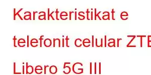 Karakteristikat e telefonit celular ZTE Libero 5G III