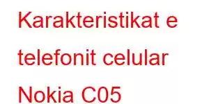 Karakteristikat e telefonit celular Nokia C05