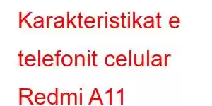 Karakteristikat e telefonit celular Redmi A11