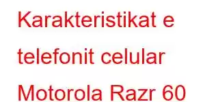 Karakteristikat e telefonit celular Motorola Razr 60 Ultra