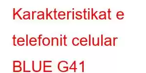 Karakteristikat e telefonit celular BLUE G41