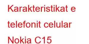 Karakteristikat e telefonit celular Nokia C15