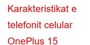 Karakteristikat e telefonit celular OnePlus 15