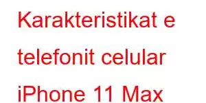 Karakteristikat e telefonit celular iPhone 11 Max