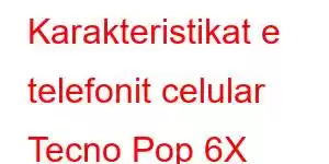 Karakteristikat e telefonit celular Tecno Pop 6X