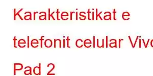 Karakteristikat e telefonit celular Vivo Pad 2
