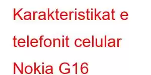 Karakteristikat e telefonit celular Nokia G16