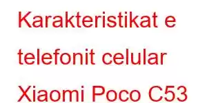 Karakteristikat e telefonit celular Xiaomi Poco C53