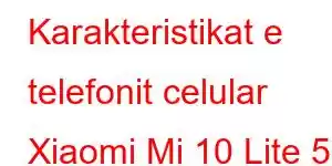 Karakteristikat e telefonit celular Xiaomi Mi 10 Lite 5G