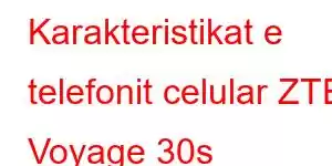 Karakteristikat e telefonit celular ZTE Voyage 30s
