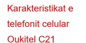 Karakteristikat e telefonit celular Oukitel C21