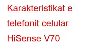 Karakteristikat e telefonit celular HiSense V70