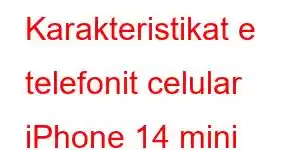 Karakteristikat e telefonit celular iPhone 14 mini