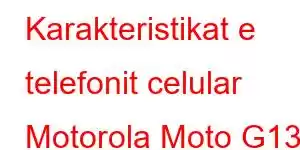 Karakteristikat e telefonit celular Motorola Moto G13