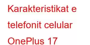 Karakteristikat e telefonit celular OnePlus 17