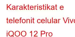 Karakteristikat e telefonit celular Vivo iQOO 12 Pro