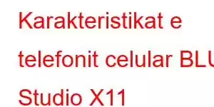 Karakteristikat e telefonit celular BLU Studio X11