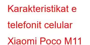 Karakteristikat e telefonit celular Xiaomi Poco M11