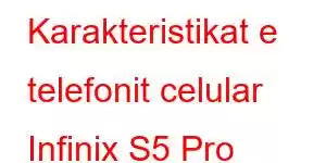 Karakteristikat e telefonit celular Infinix S5 Pro