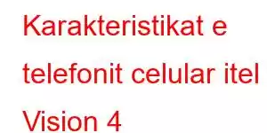 Karakteristikat e telefonit celular itel Vision 4