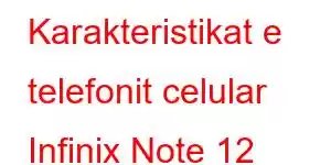 Karakteristikat e telefonit celular Infinix Note 12 (G96).