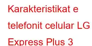 Karakteristikat e telefonit celular LG Express Plus 3