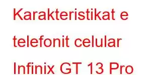 Karakteristikat e telefonit celular Infinix GT 13 Pro