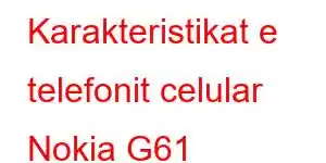 Karakteristikat e telefonit celular Nokia G61